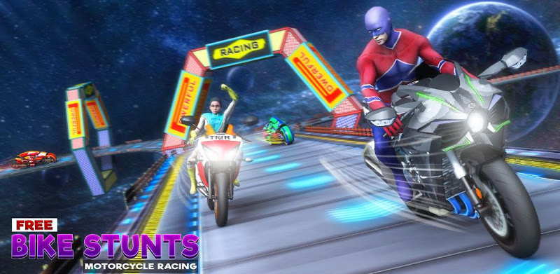 Free Bike Stunts Motorcycle Racing Games