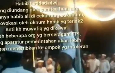 Habib Hadad Alwi Dipersekusi Saat Ceramah di Sukabumi