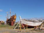 replicas of the carrack Nao Victoria (one of Magellan's ships), and the Ancud.