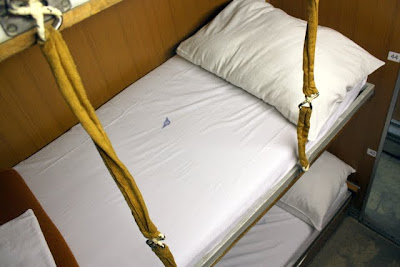 Couchettes on the night train from Sofia to Belgrade