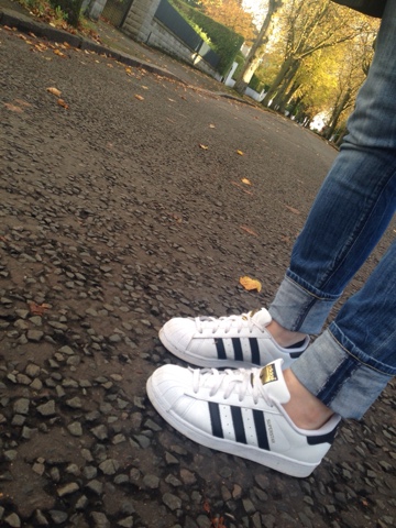 adidas superstar worn