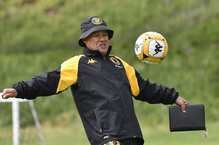 Interim coach Cavin Johnson during their media day and training session at the Kaizer Chiefs Village in Naturena on Thursday.