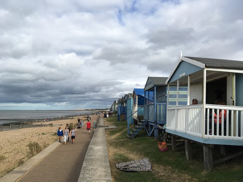 Beach huts Whitstable