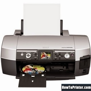 Reset Epson R340 printer use Epson reset software