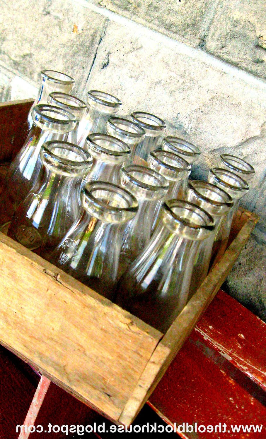 Milk Bottles Wedding Vase