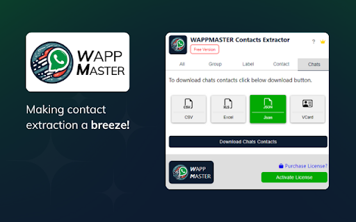 WAPPMASTER Contacts Extractor