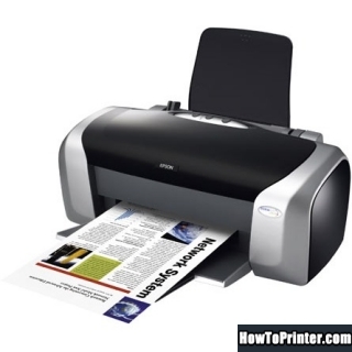 Reset Epson C87 printer by Resetter program