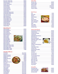 Hotel Sanjraj menu 1