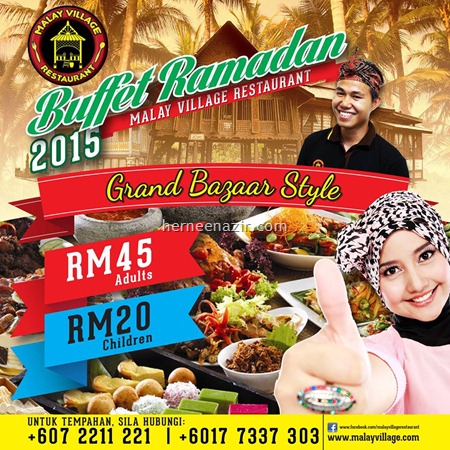 buffet ramadhan Restoran Malay Village 2015