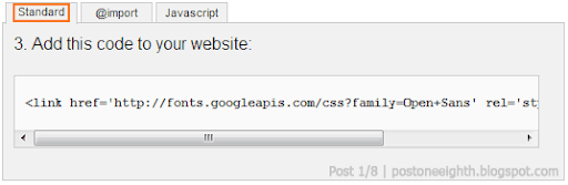 Post 1 8 Using Custom Fonts In Your Blogger Template