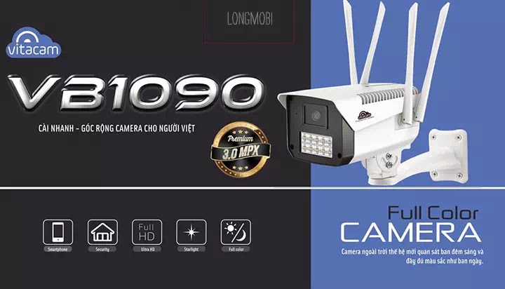 Camera wifi ngoài trời vb1090