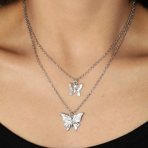 Title 6, Single color exquisite branch Rose Pendant Neck...