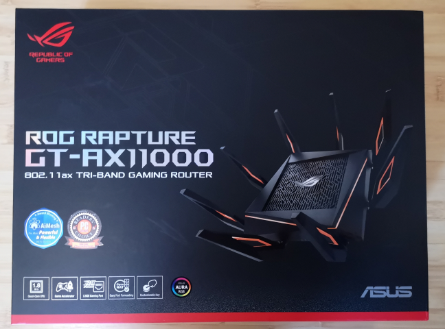 Упаковка ASUS ROG Rapture GT-AX11000