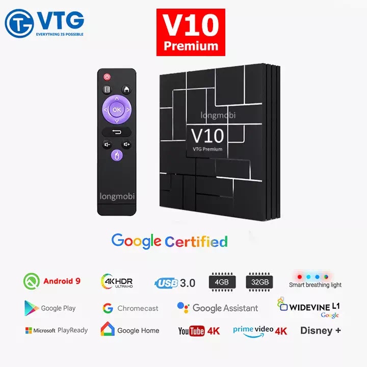 vtg v10 premium tv box ram 4gb