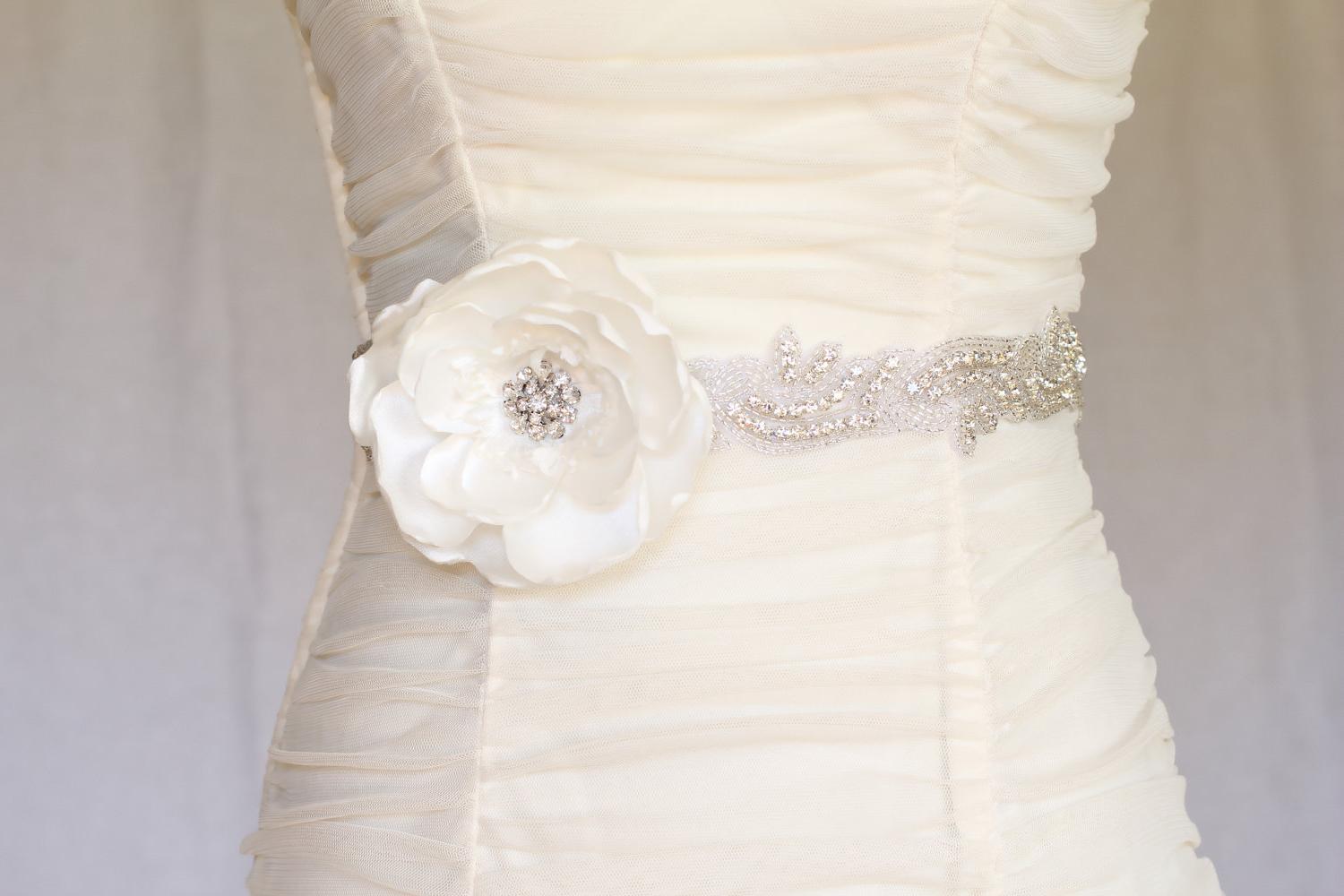 Abby Rhinestone beaded bridal