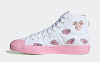 dragon ball z x adidas nizza hi “oolong” running white/pink