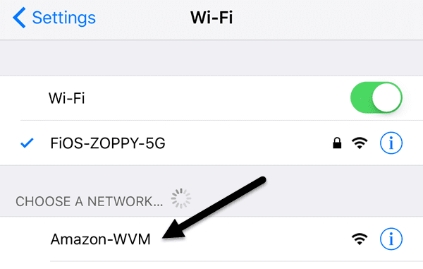 アレクサwifiネットワーク