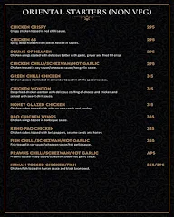 SKYFIVE Lounge menu 3