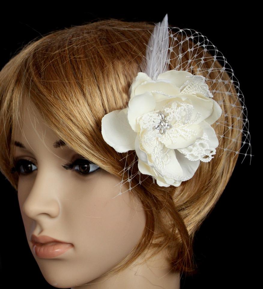 comb wedding head piece