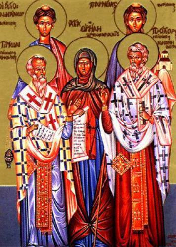 Saints Nicanor Prochorus Timon And Parmenas Apostles Of The Seventy