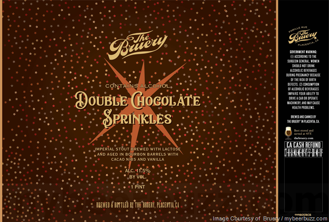 The Bruery Adding Double Chocolate Sprinkles Cans & Bottles