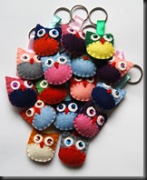 More Felt Keyrings