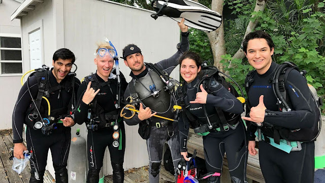 my dive team in Key Largo, United States 