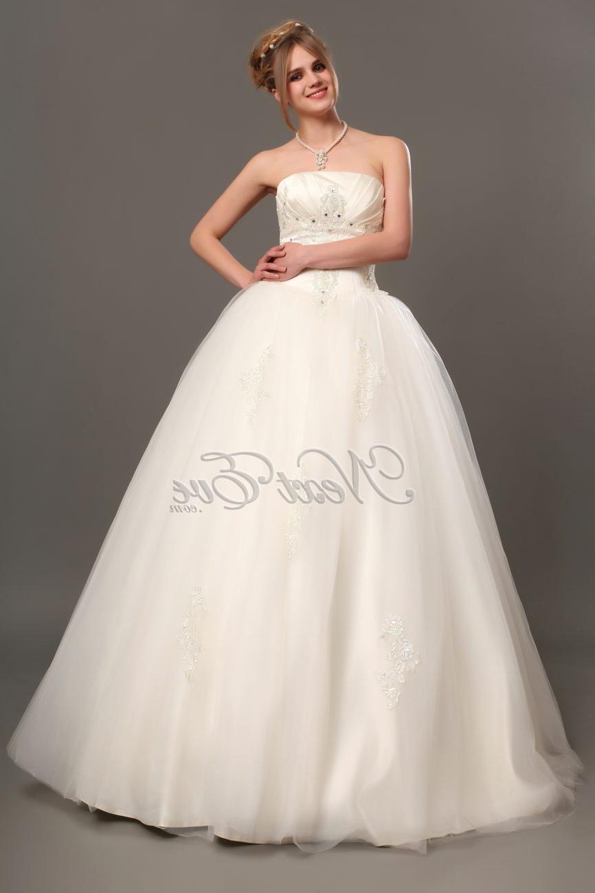 Satin Wedding Ball Gown