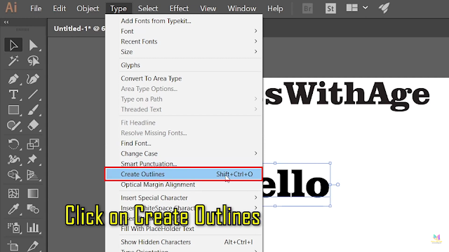 How to add gradient colors to text in illustrator