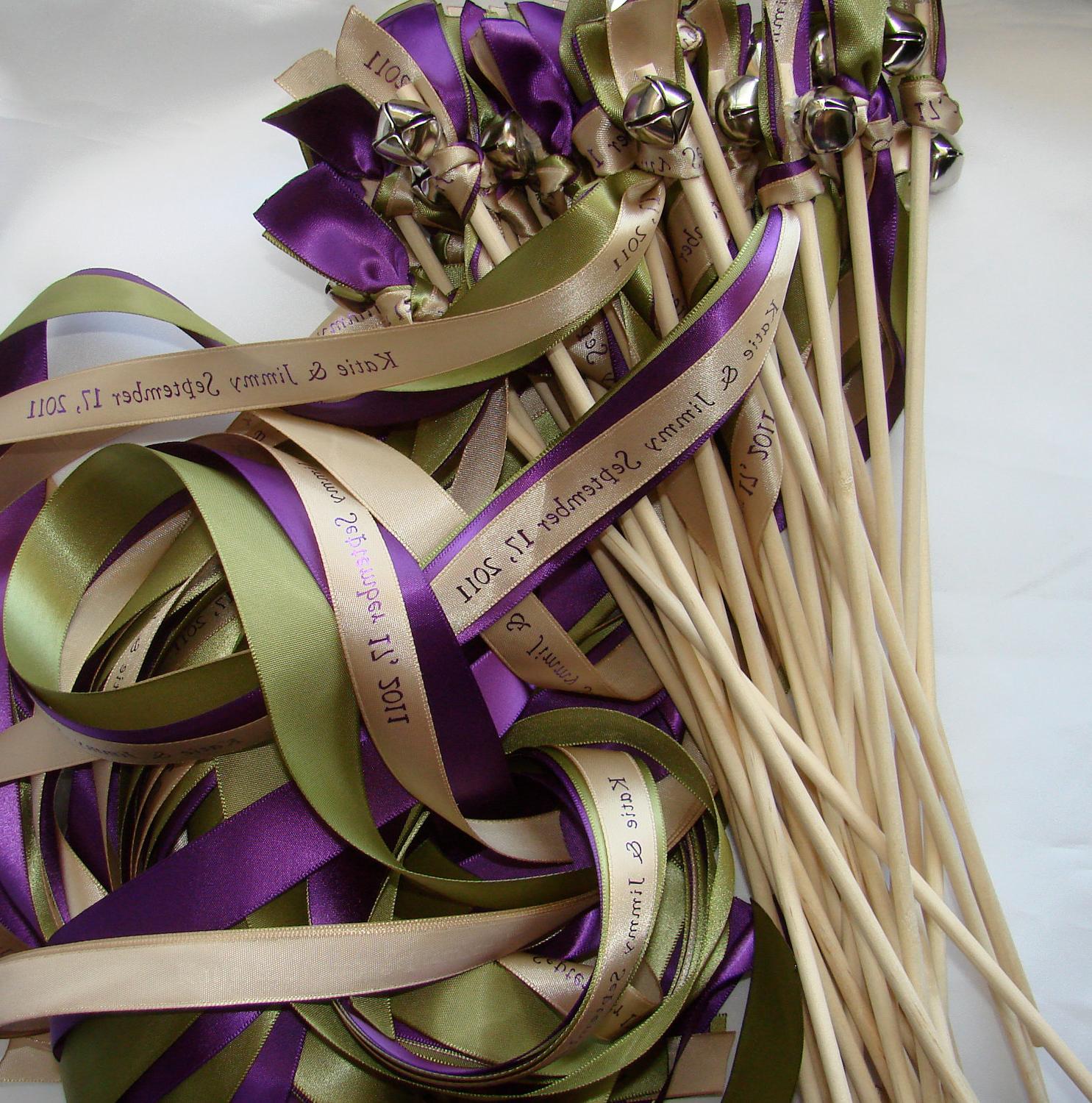 50 Wedding Wands Personalized