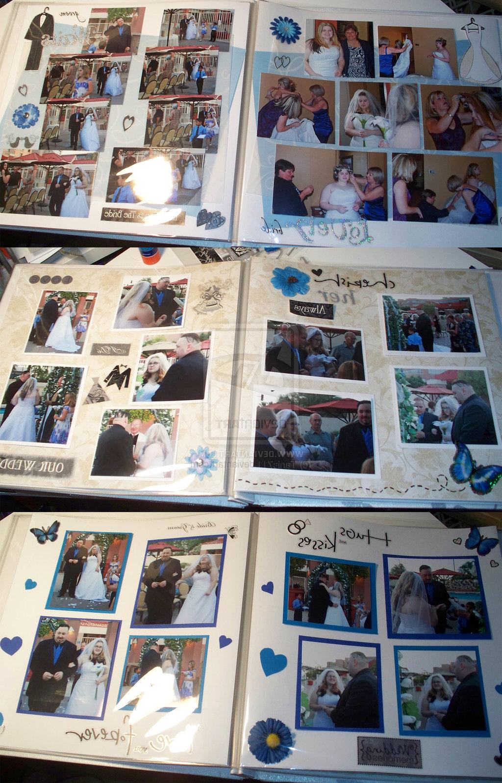 how to do a wedding scrapbook