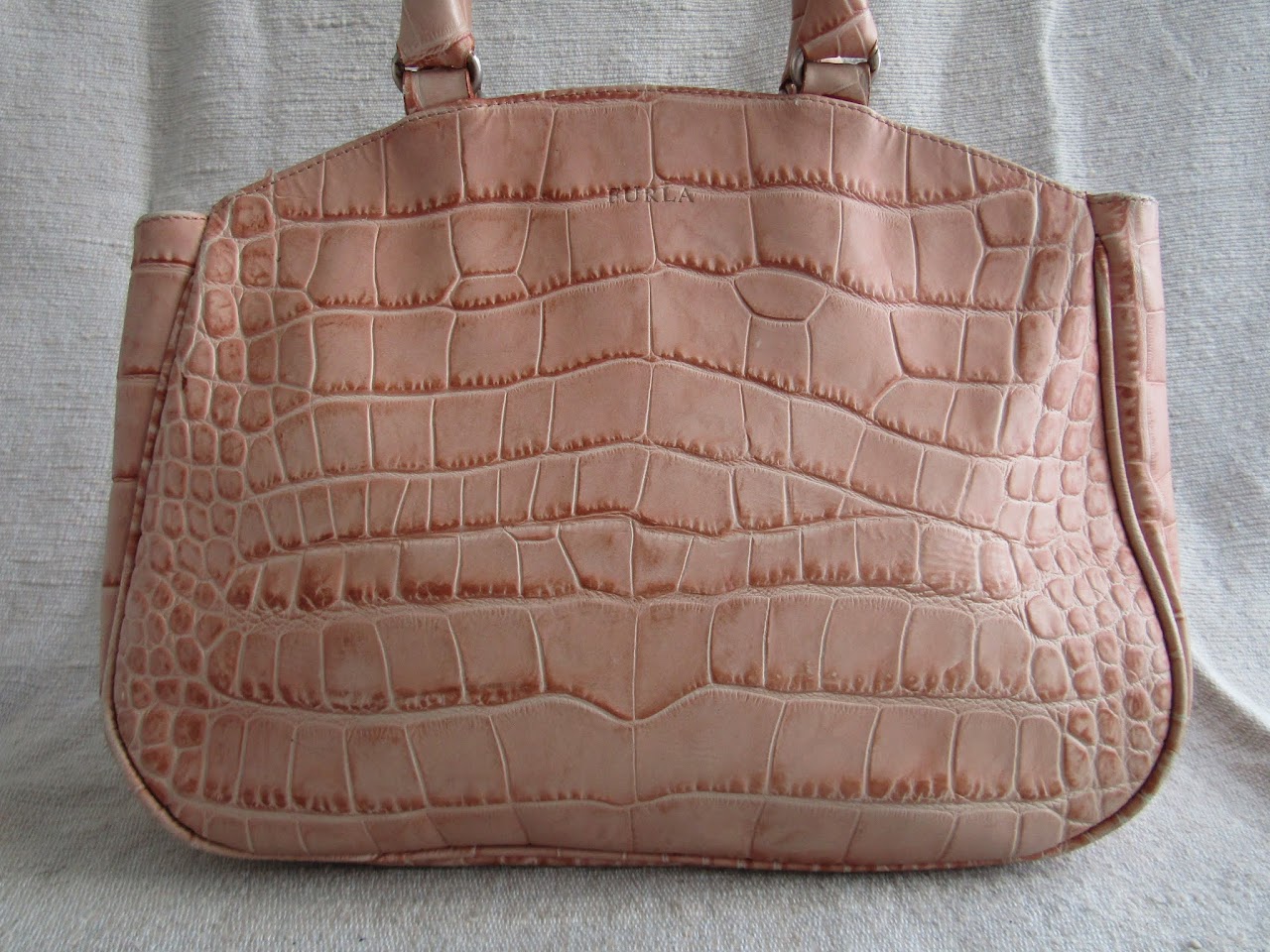 Furla Embossed Croc Bag