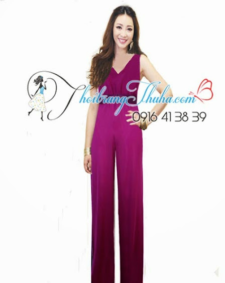 Jumpsuit Đồ bay Tím