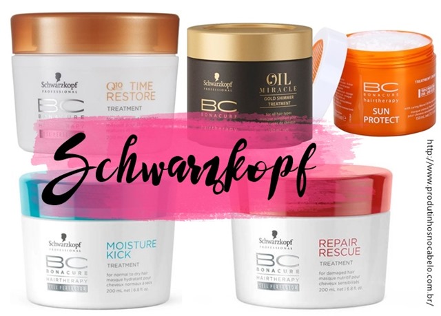 varias linhas máscara da Schwarzkopf