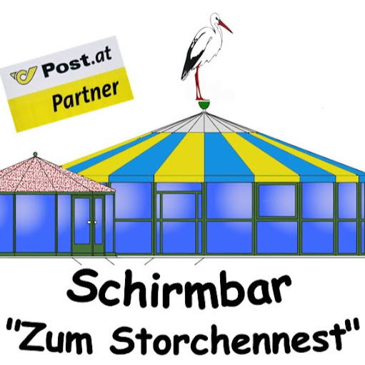 Schirmbar zum Storchennest