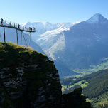 amazing cliff walk in Switzerland in Grindelwald, Switzerland 