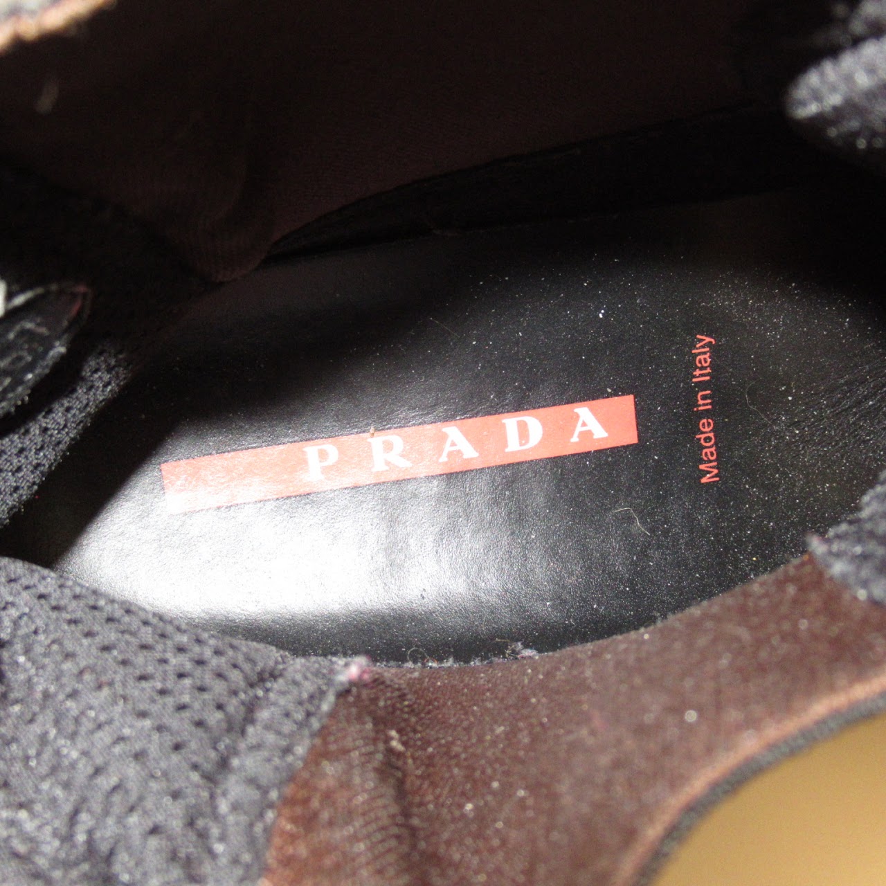 Prada Cowhide Chelsea Boots