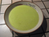 Velouté de brocoli au bleu