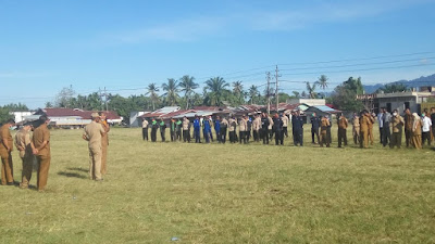 Dinsos Abdya Gelar Apel Gabungan  Dengan Pilar Sosial