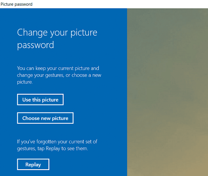 Scegli Usa questa immagine o Scegli una nuova immagine |  Come aggiungere una password immagine in Windows 10