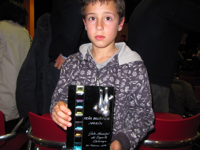 Premio a la peña bolística Manín