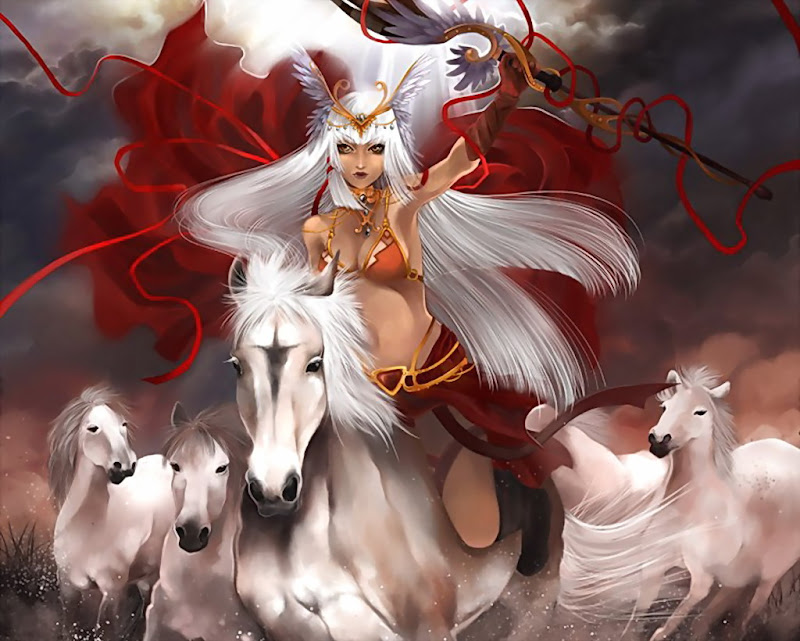 Lady Of White Herd Of Horses, Spirit Companion 1