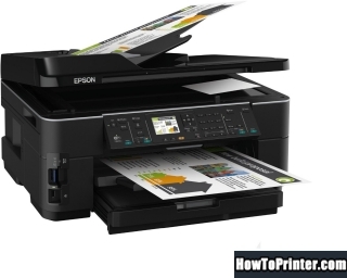 Reset Epson WorkForce WF-7515 printer by Resetter program