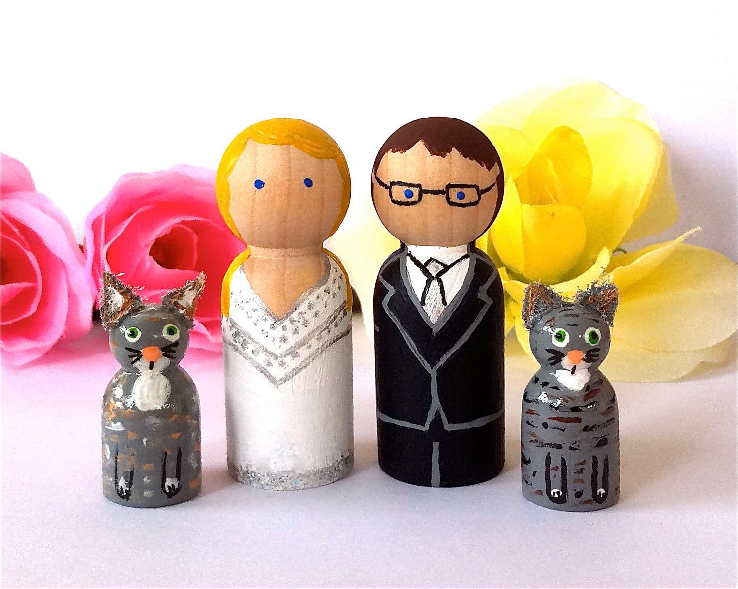 Custom Wedding Cake Toppers