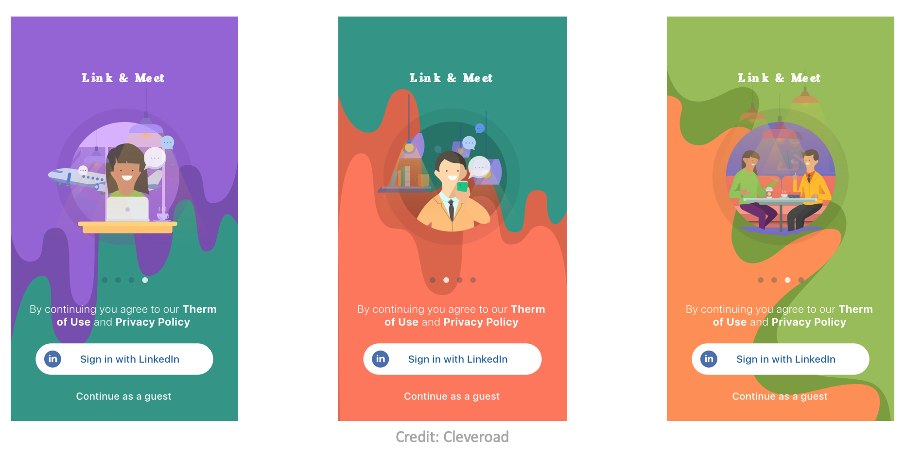 Gradients with depth - UI design trends in mobile 