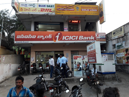 ICICI Bank Bapatla, Andhra Pradesh - Branch & ATM, Door No- 6-6-2, 3&4, GBC Road, Bapatala, Guntur, Andhra Pradesh 522101, India, Savings_Bank, state AP