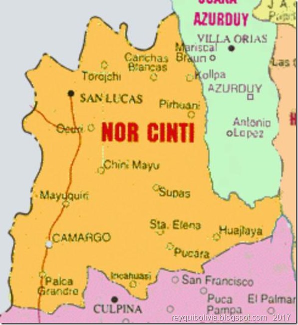 Municipios chuquisaqueños