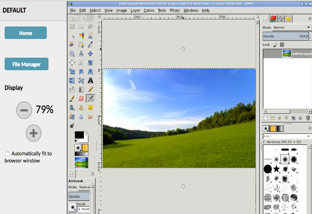 Gimp online - image editor and paint tool