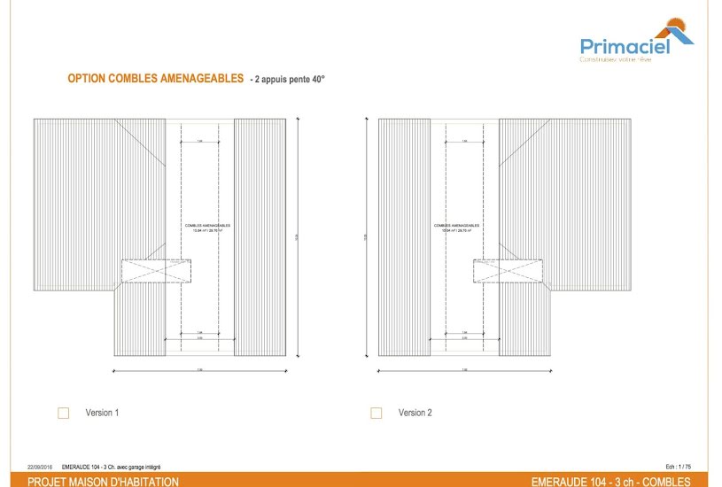  Vente Terrain + Maison - Terrain : 1 342m² - Maison : 89m² à Saint-Étienne-de-Brillouet (85210) 