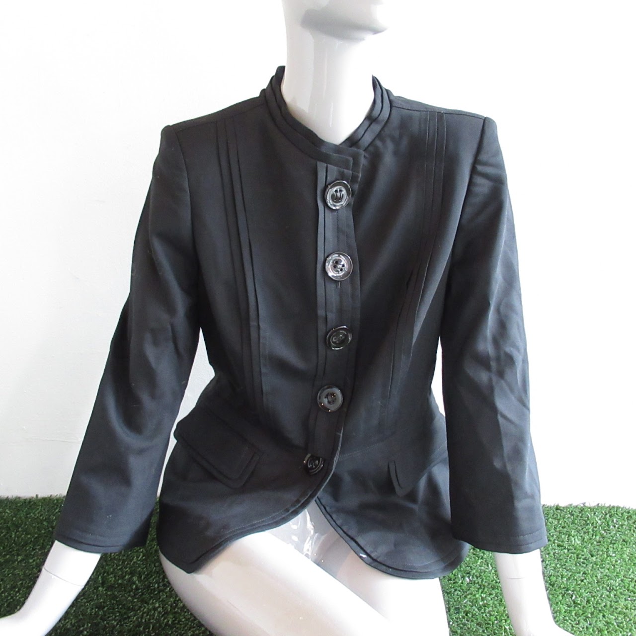 Burberry Black Virgin Wool Jacket